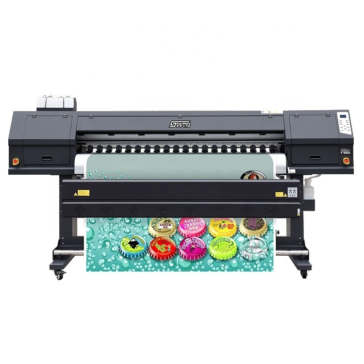 3.2m 10ft Large Format Inkjet Uv Led Roll To Roll Printer With 2 pcs DX5 Heads fabrics polyester vinyl pp poster billboard SAV