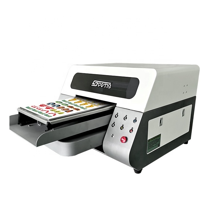 Popular DIY Printing on Phone Case/Credit Card/Textil A3 Size UV Printer+ Sublimation T-Shirt Printing Machine