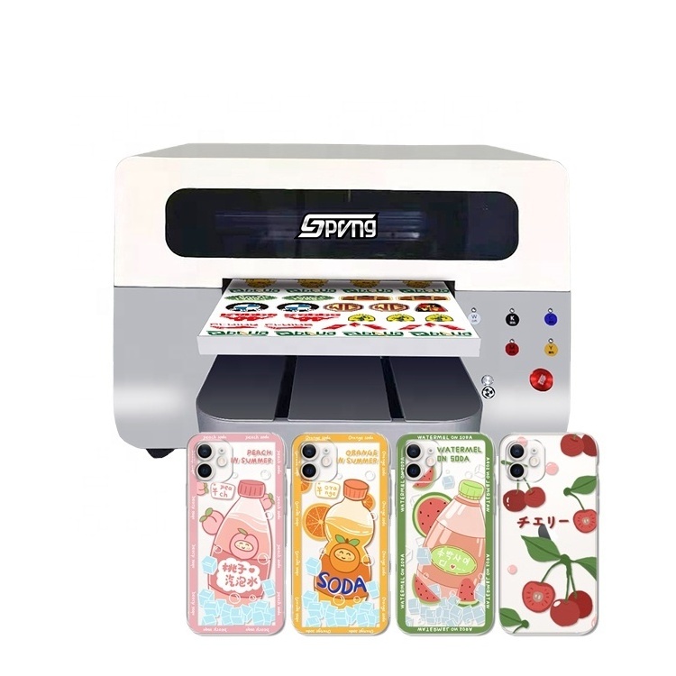 Popular DIY Printing on Phone Case/Credit Card/Textil A3 Size UV Printer+ Sublimation T-Shirt Printing Machine