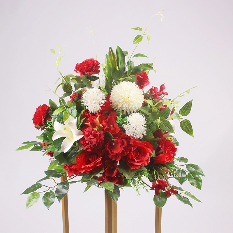 SPR wholesale 35cm wedding table centerpiece flower ball arrangement  party home backdrop decor free shipping