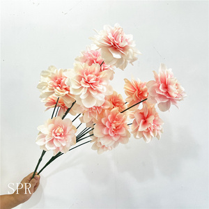 SPR Cloth Plastic Artificial Silk lotus flower White Branch Floral Arrangement Flowers for Events wedding decoration