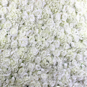 Fashion wedding hydrangea rose peony artificial 3D flowers wall decoration for party stage backdrop decorative flores wholesale