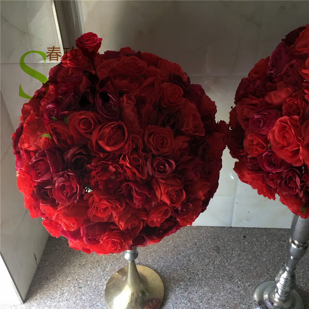 SPR  Decorative Plants Supplies Rose Silk Peony Events Party Centerpiece Wedding Flower Garland Artificial