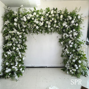 SPR  8ft x 8ft Finished Rose Flower Wall for Wedding  baby occasion party event backdrop decorations arrangement floral