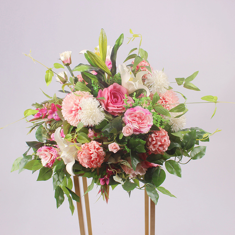 SPR wholesale 35cm wedding table centerpiece flower ball arrangement  party home backdrop decor free shipping