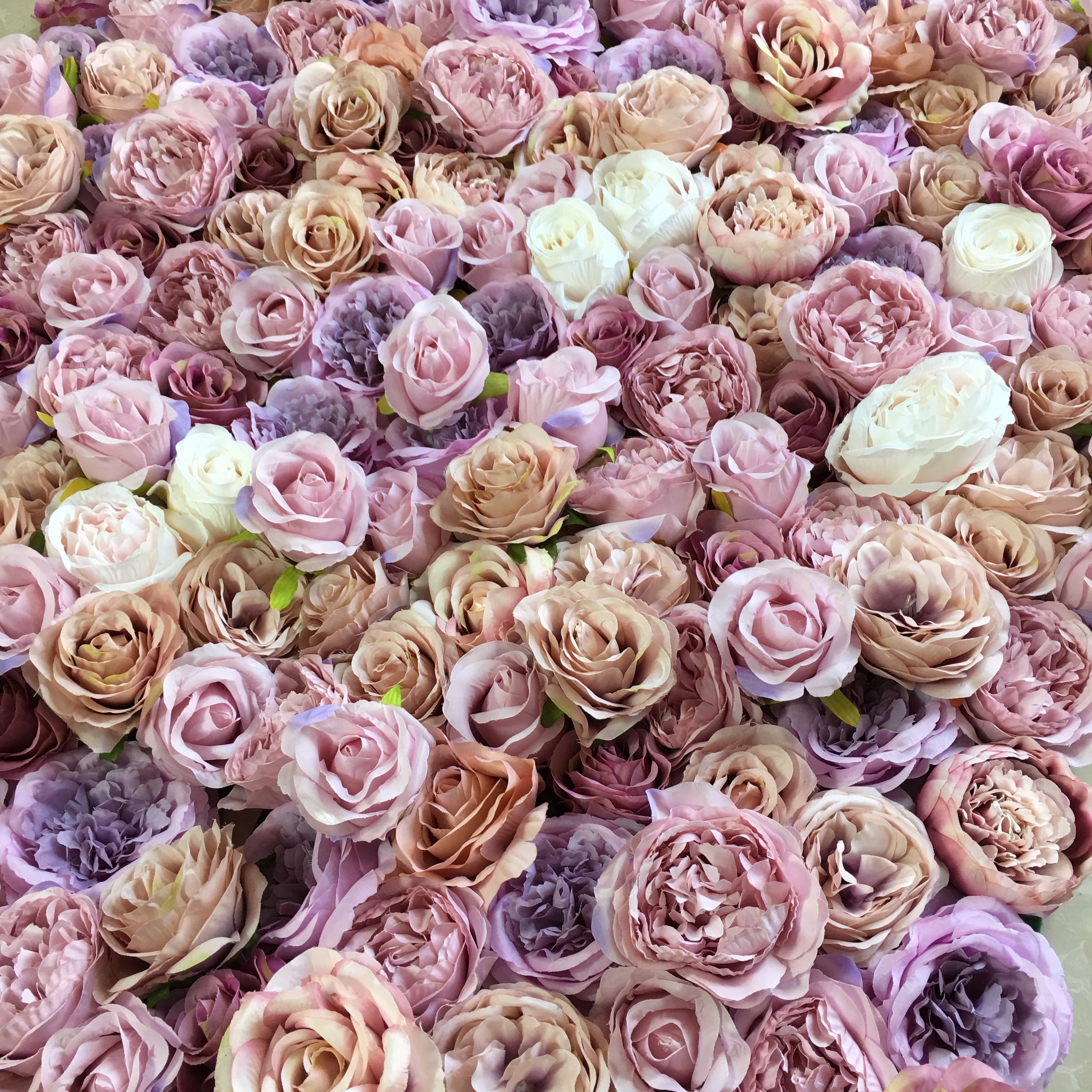 SPR High quality 3D artificial wedding decoration rose flower wall backdrop