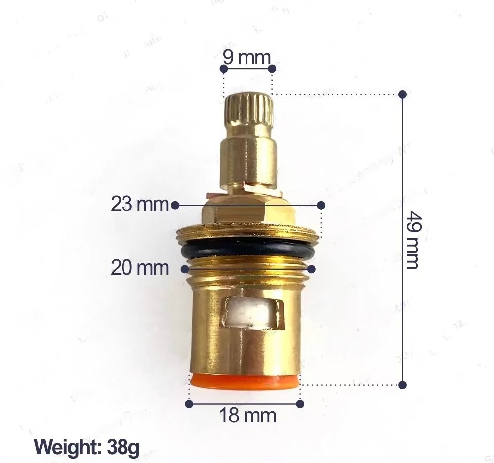 NEW Brass Ceramic Faucet Cartridge Ceramic Brass Cartridge Suitable For Faucets In Kitchens Bathrooms  Washbasins