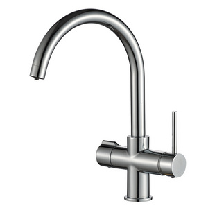 Dual Handle Filter Tap Purifier Faucet Hot Sale 4 Cold hot  Purifier Water filter kitchen faucet