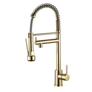 New developed luxury multi function Stainless Steel Single Handle SS Kitchen sink gold Faucet