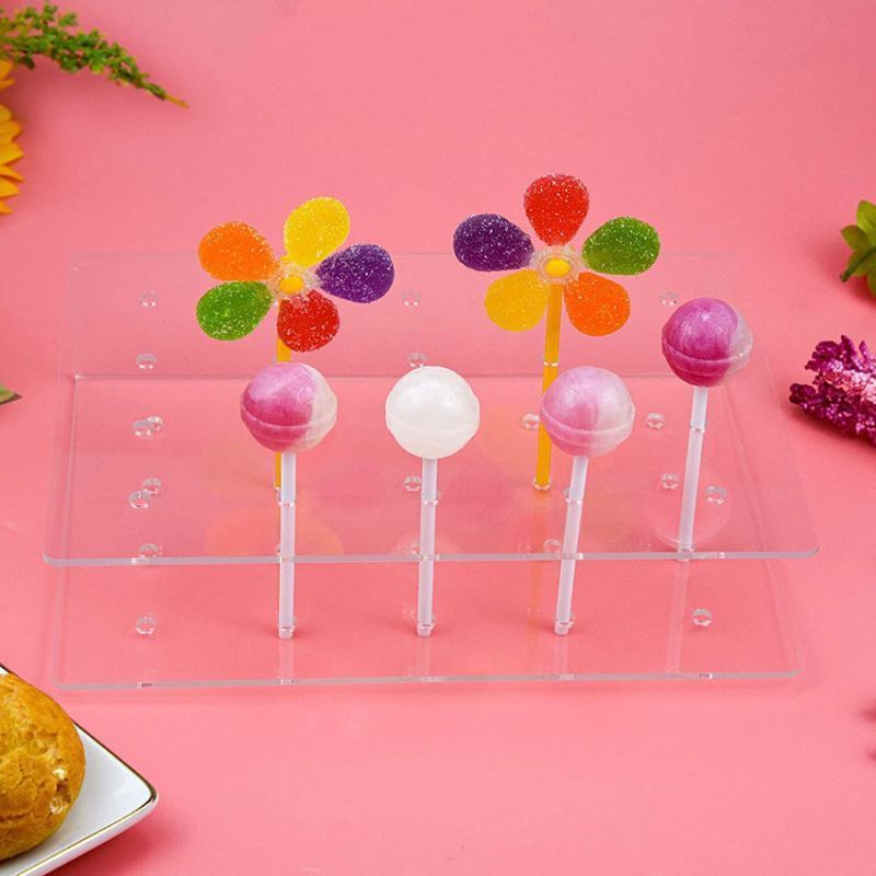 Spring Sign 15 holes Acrylic Tillable Lollipop Holder Cake Pop Display Rack Holder