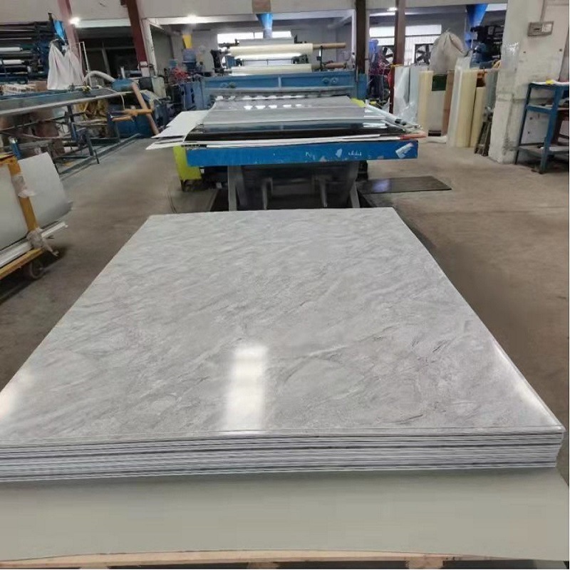 Spring Sign waterproof uv marble sheet pvc wall panel board