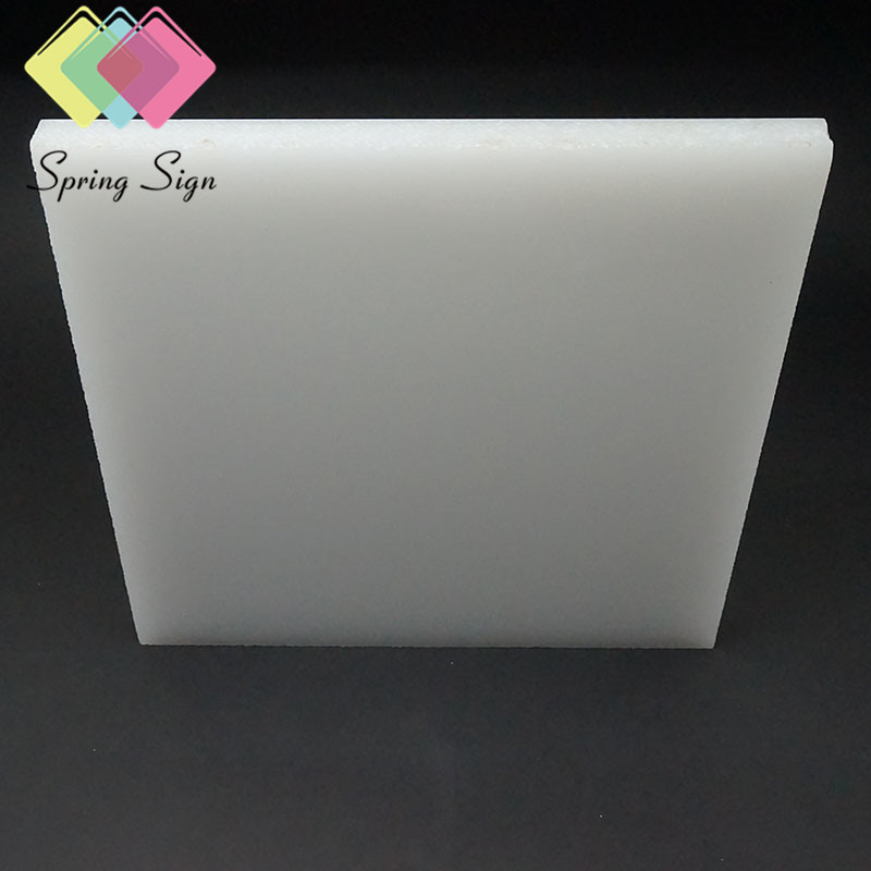 Spring Sign Recycled Sun UV Diffuser 30mm Opal 433 White Translucent Cast Acrylic Sheet 2 mm Opale