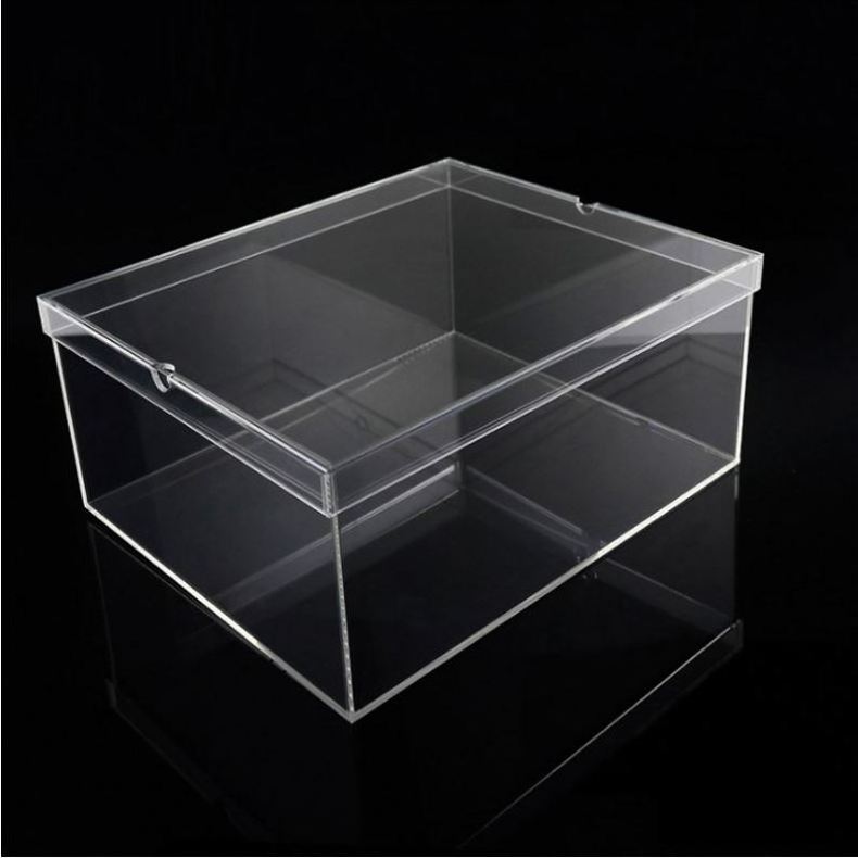 Spring Sign transparent schuhe nike acrylic sneaker shoe box plexiglass storage case