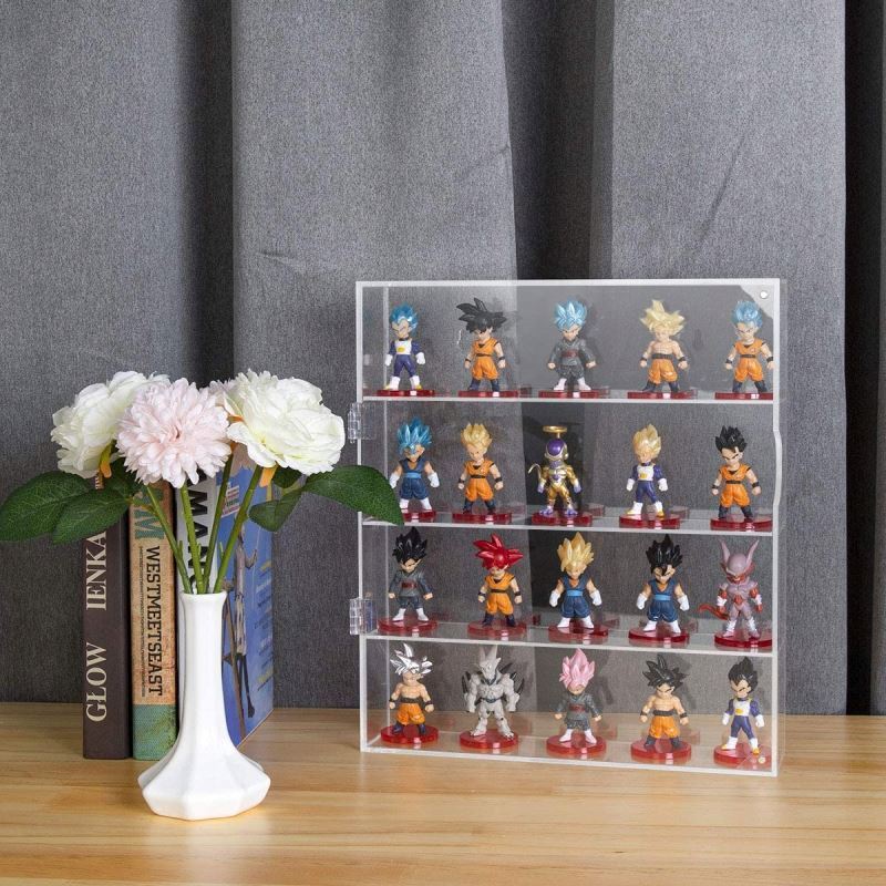 Spring Sign wall mount garage kit display case acrylic mini toy lego handle plastic storage box