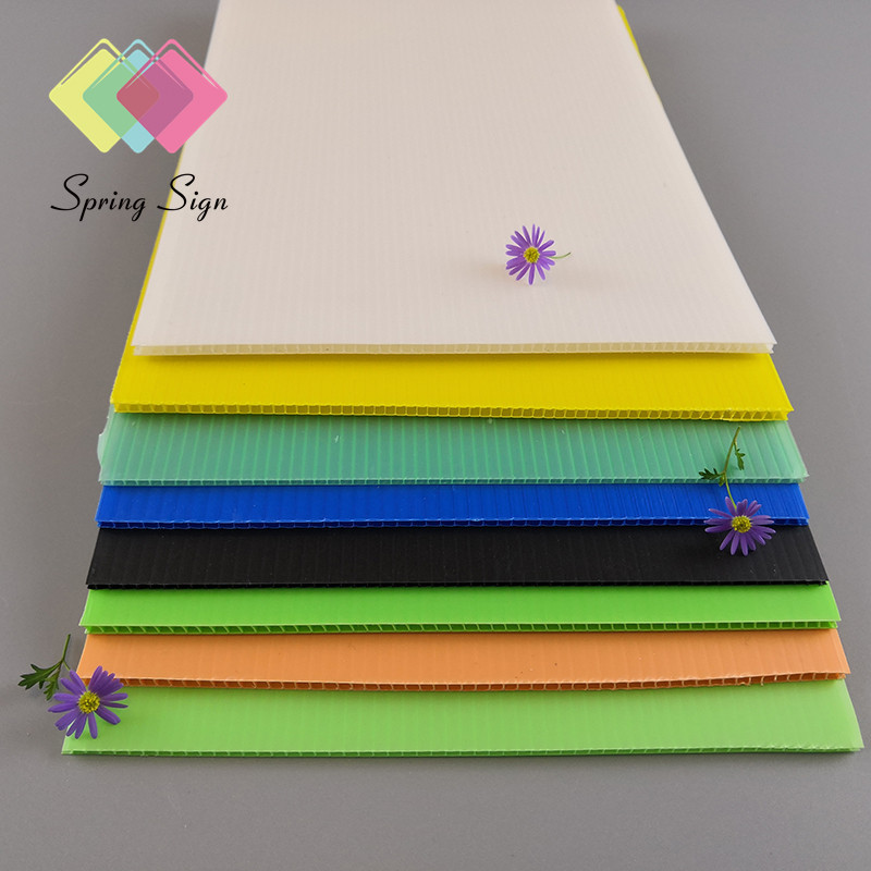 Spring sign polypropylene pp sheet plastic UV Treatment thermocol pp plastic sheet