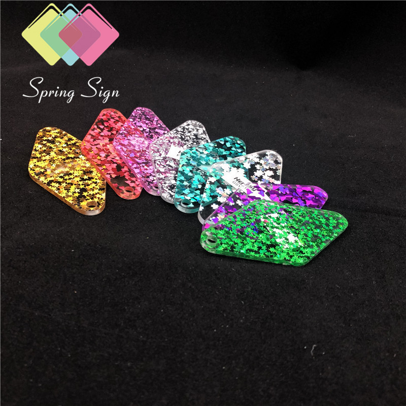 spring sign thin patterned one sided chunky glitter 2mm iridescent mother of pearl marble acrylic sheets pmma sheet