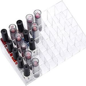 spring sign lipstick metal acrylic holder cardboard display stand cosmetic makeup storage organizer