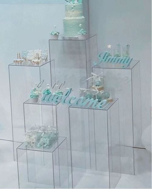 Spring Sign flower Bouquet pillar column vase stands wedding Centerpieces Flower acrylic Stand