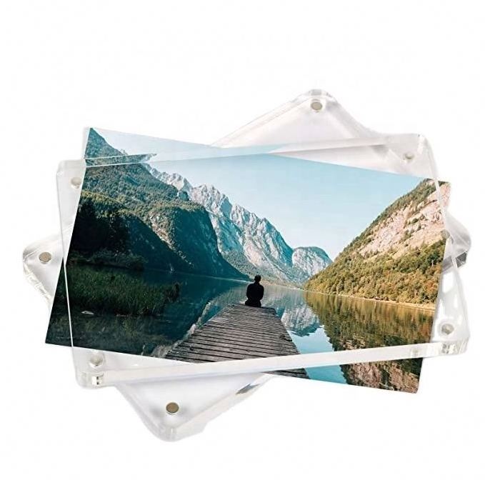 spring sign acrylic desktop digital puzzle photo frame magnetic 6x9