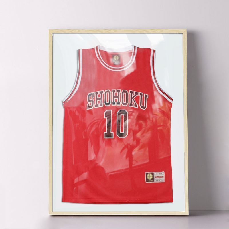 Spring Sgn Hot Sale Solid Wood High-end Jersey Display Wooden Photo Frame