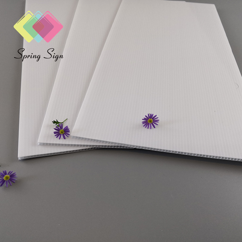 Spring sign polypropylene pp sheet plastic UV Treatment thermocol pp plastic sheet