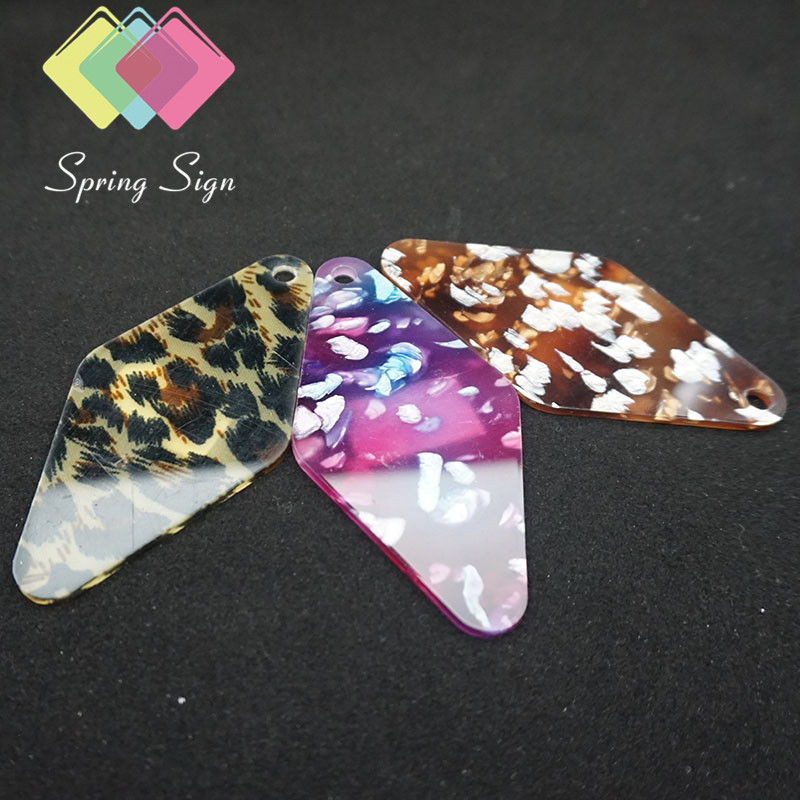 spring sign wholesale 3mm laser cutting colorful pattern cast clear glitter acrylic sheet supplier