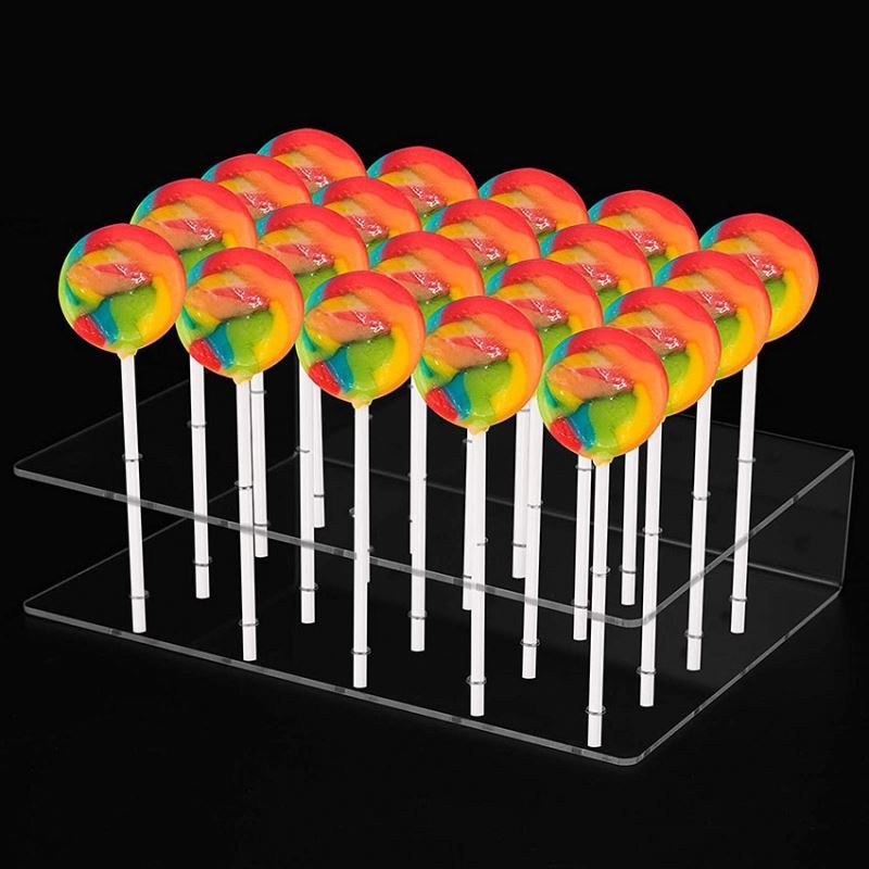 Spring Sign 15 holes Acrylic Tillable Lollipop Holder Cake Pop Display Rack Holder