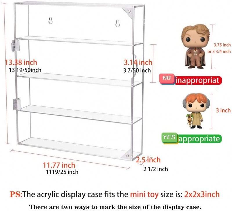 Spring Sign wall mount garage kit display case acrylic mini toy lego handle plastic storage box