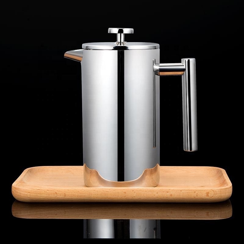 Popular Highly 304 Stainless Steel French Press Coffee And Tea Maker French Coffee Press Pot Tea Cup Tea Filter