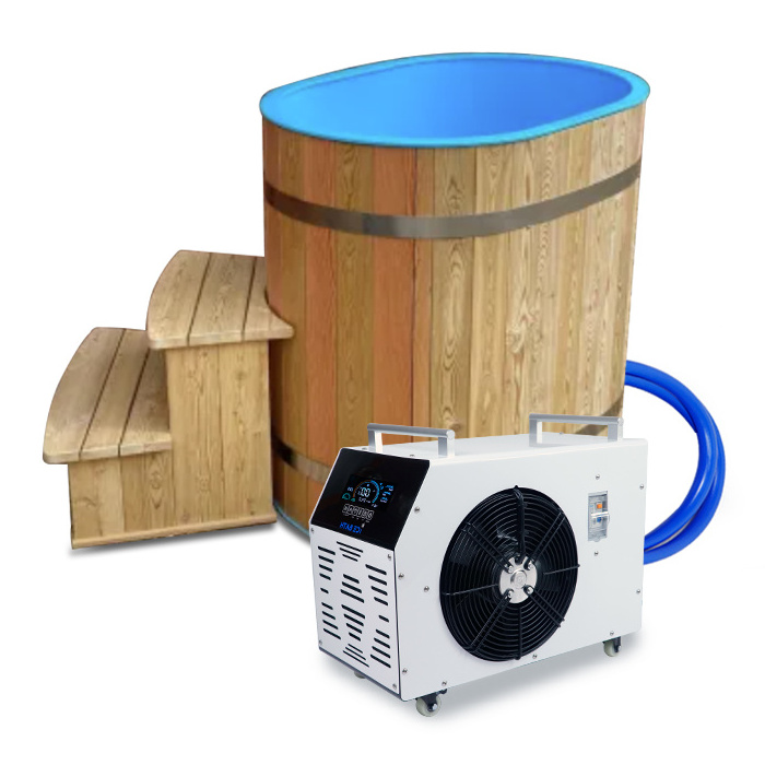 Ozone Cycle Use Wifi Controlled Portable Mini Chiller Machine Ice Bath Chiller and Heater For Spa