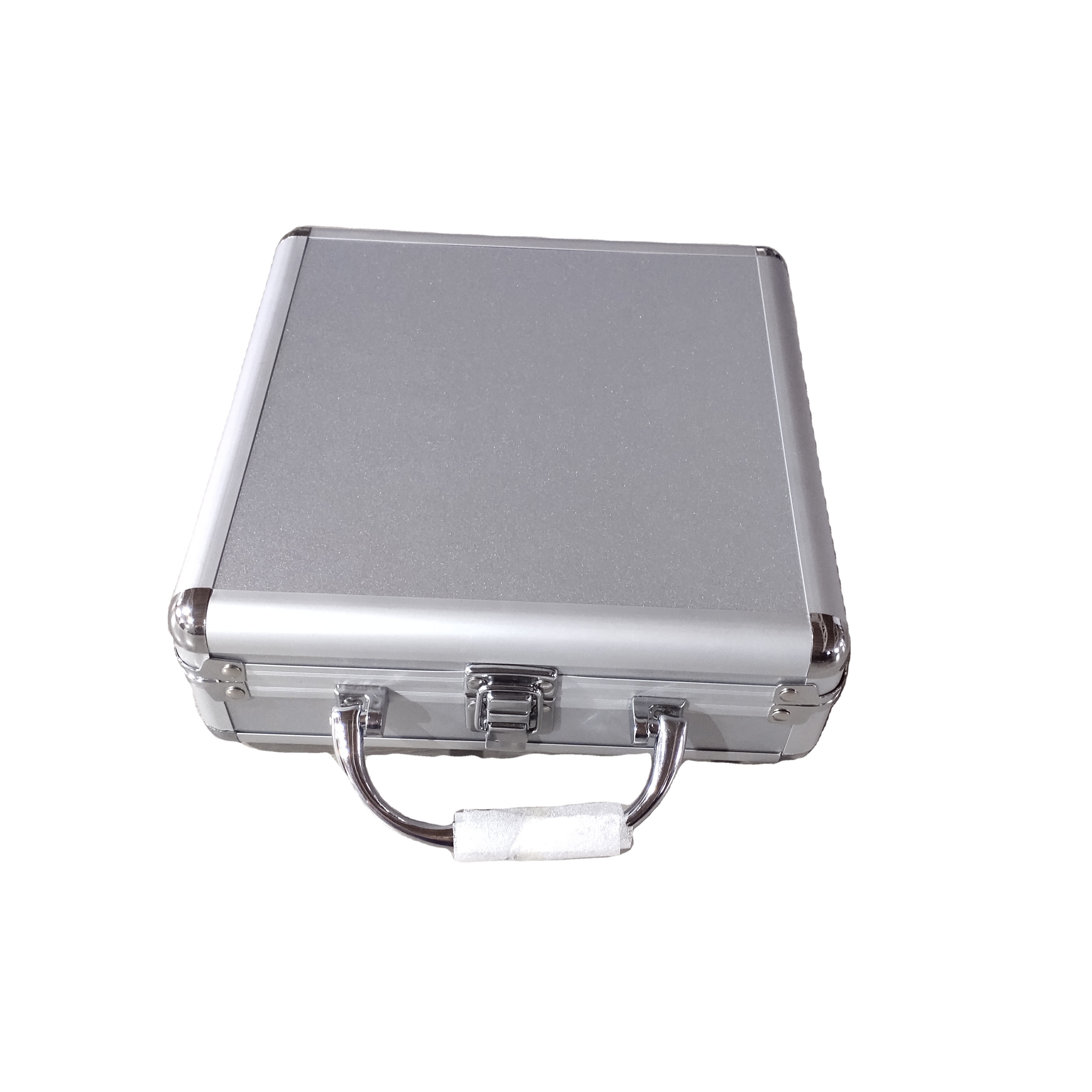 Customize Eva padding Aluminum Surface Carrying Case Nail Kit Cosmetic Organizer Portable Aluminum Toolbox shockproof