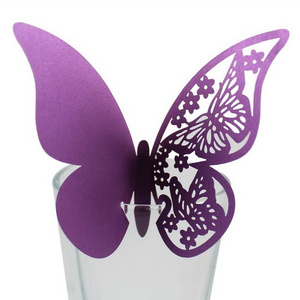 Butterfly Laser Cut Place Table Card Name Cards Paper Party Supplies Decoration