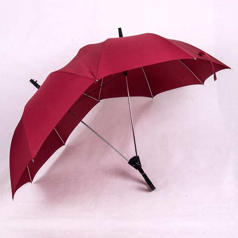 Creative Siamese Double Umbrella Two Person Couple Suny Rainy Parasol