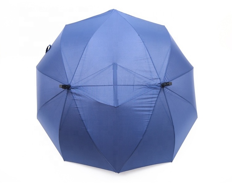 Creative Siamese Double Umbrella Two Person Couple Suny Rainy Parasol