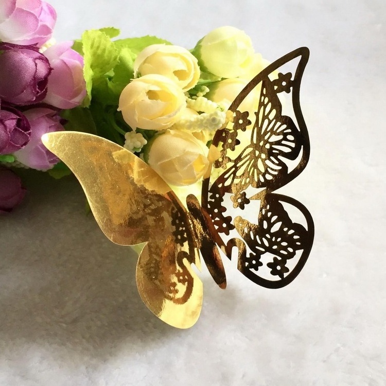 Butterfly Laser Cut Place Table Card Name Cards Paper Party Supplies Decoration