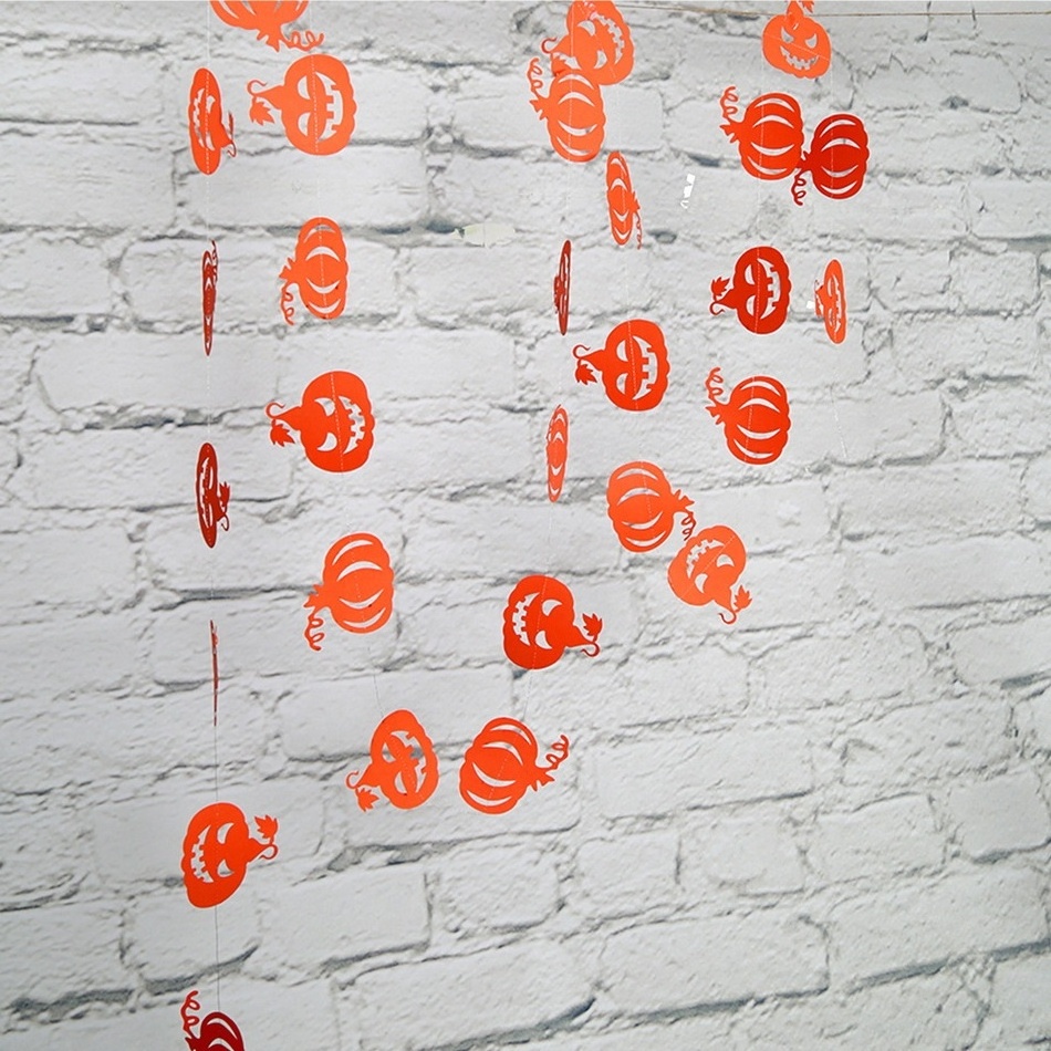 4M Halloween Paper Garland Decoration Hanging Wall Flowers