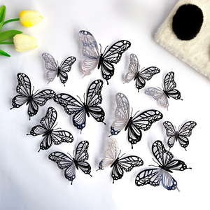 12pcs 3D Butterfly Decorations Removable Wall Stickers Room Decor for Kids Nursery Classroom Wedding Decor