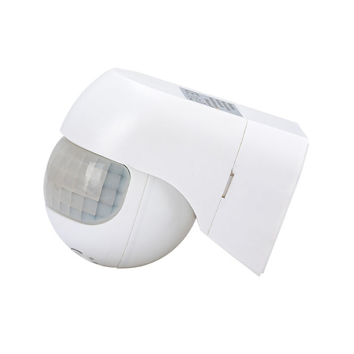 Outdoor PIR Motion Sensor Switch with Infrared Amplifier White Emitting Human Motion Detector