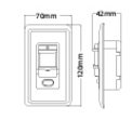 China Supplier Infrared Motion Sensor Switch Wall Mount 20 Lux Sensing Light AC110-130V Power Rated Indoor Outdoor Installations