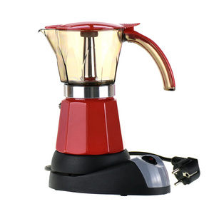 2021 Ecocoffee barista appliance Moka pot bialetti 220V 50HZ Aluminum  esprsso coffee machine