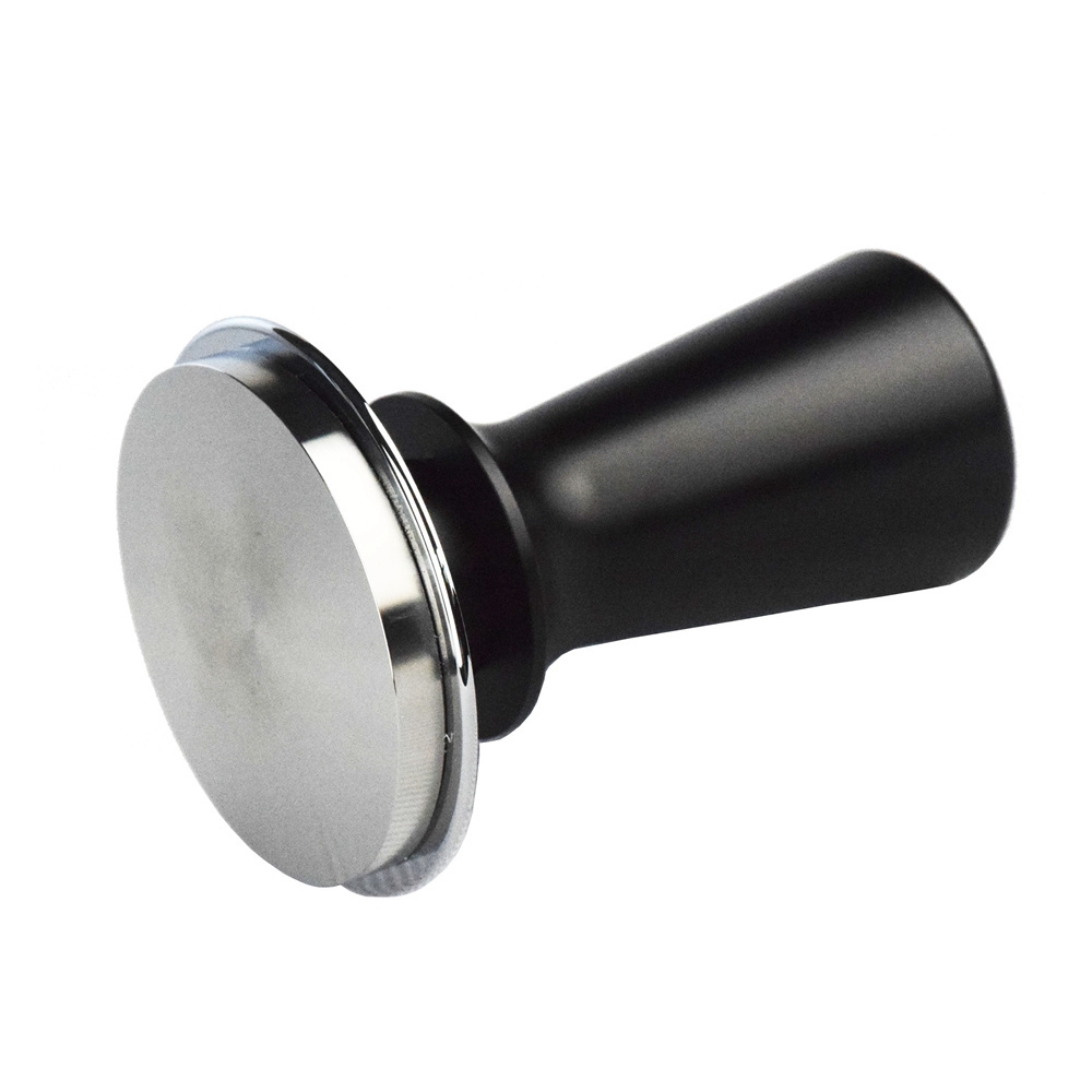 Ecocoffee Espresso Stainless Steel Coffee Tamper Calibrated with Spring Handle Powder Press Flat Base Kitchen Accessories