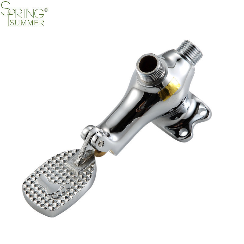 Hospital Faucets Foot Valve  Faucet Pedal Tap Kitchen Cold Water Foot Operated Hand Wash Sink Faucet