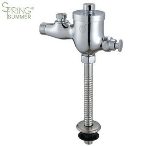 SPRING SUMMER Brass Manual  Time Delay  Urinal  Flush Valve Time Flow  Automatic Push Urinal flushing valve