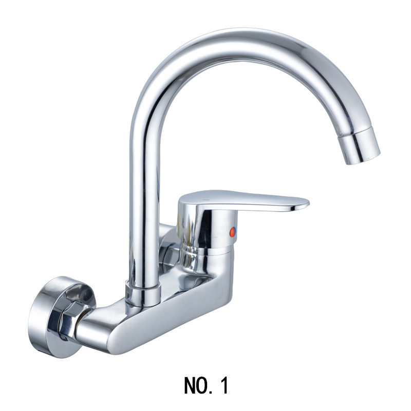 Modern Wall Mounted Kitchen Sink Faucet Kitchen Mixer Sink Tap