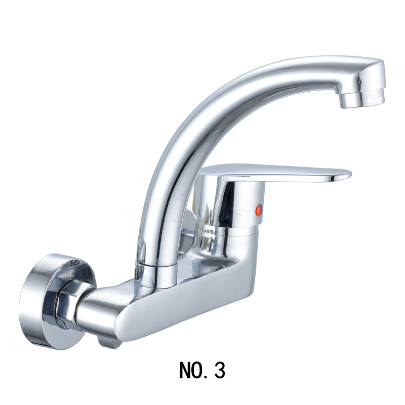 Modern Wall Mounted Kitchen Sink Faucet Kitchen Mixer Sink Tap