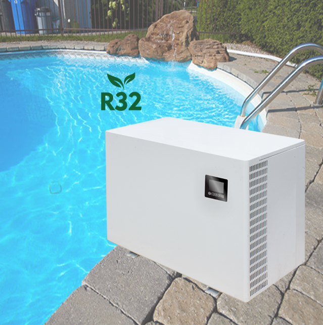 Heat Pump Manufacturer R32 Mini DC Inverter Heat Pump Swimming Pool Water Heater Solar Pool Heater