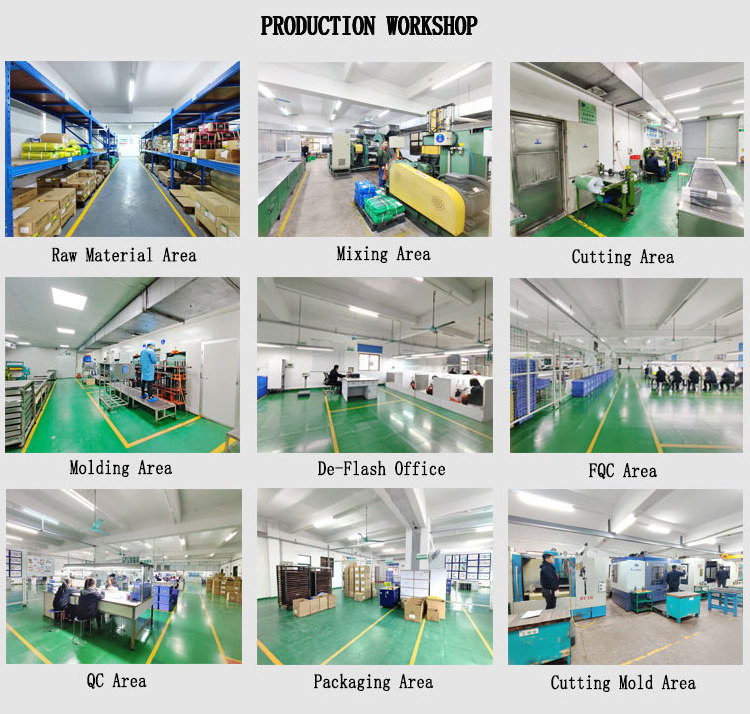 Chinese Factory Customized Rubber Buckle Latch Chemical Resisting EPDM Rubber Products