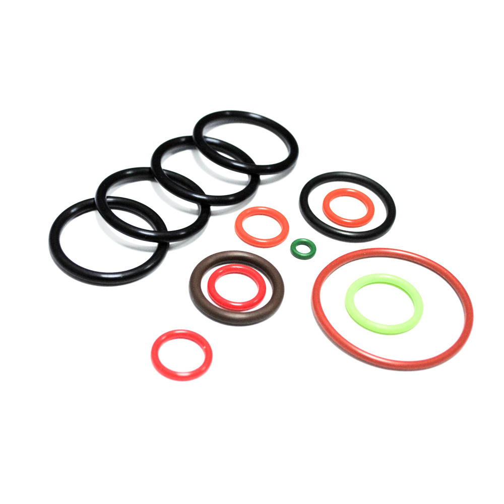 Colorful Black Red Blue Orange Silicone Rubber O Ring Seals O Rings