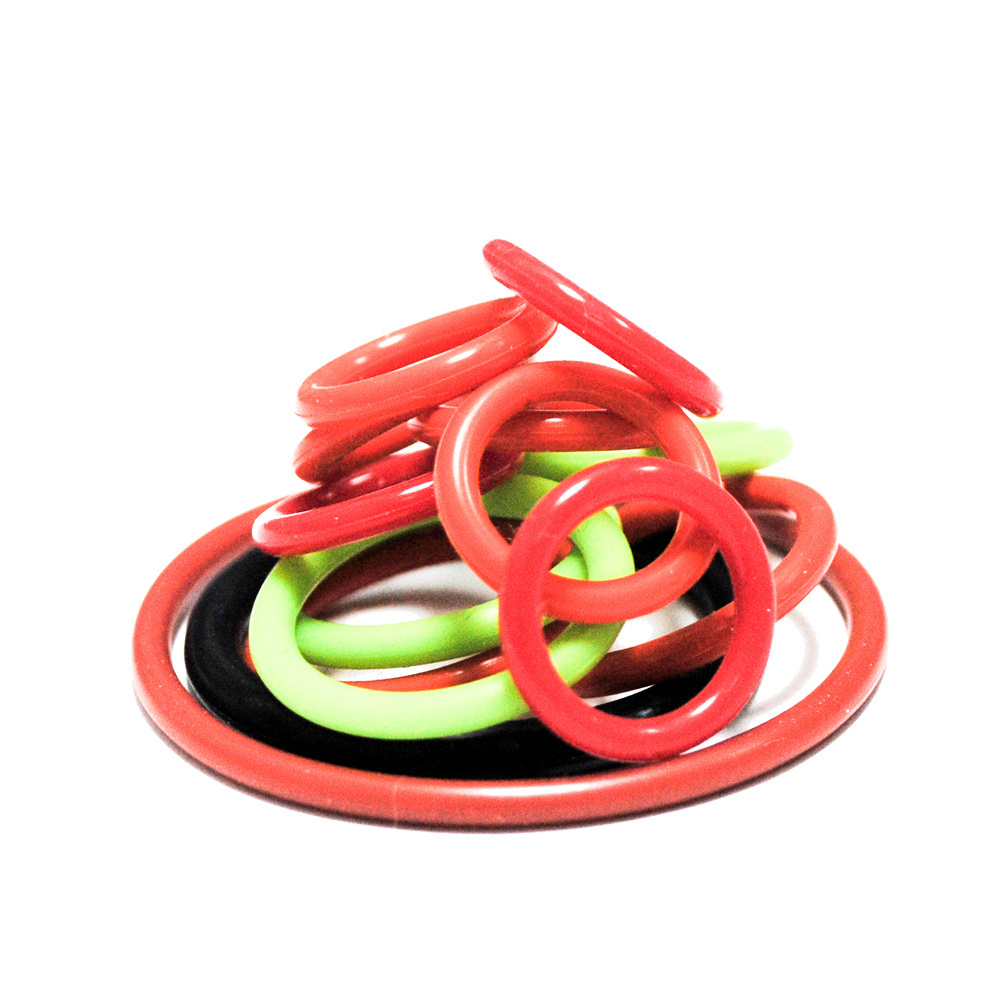 Colorful Black Red Blue Orange Silicone Rubber O Ring Seals O Rings