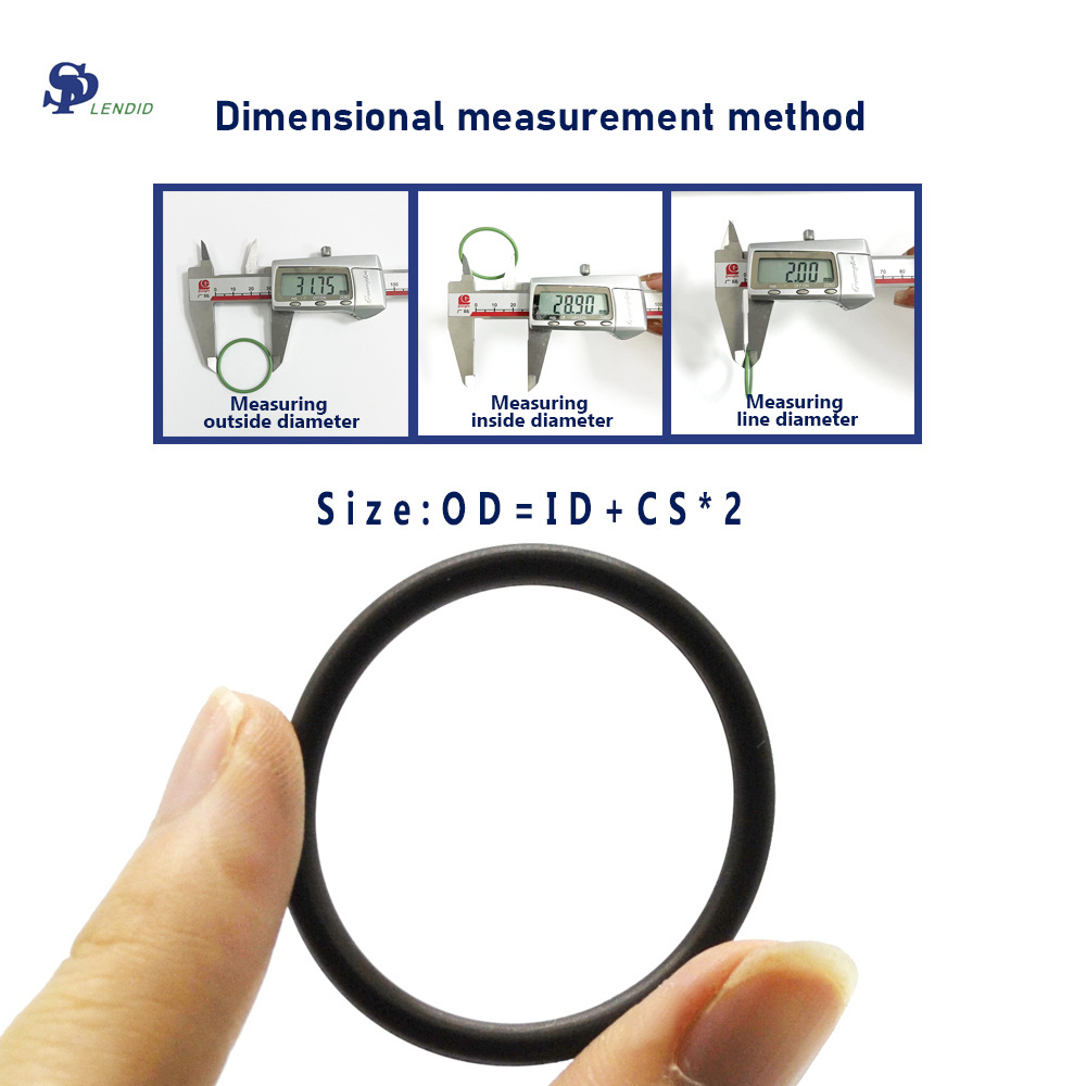 Colorful high temperature resistance Silicone rubber Nbr Epdm Sbr Vition Rubber seals  rubber o-rings